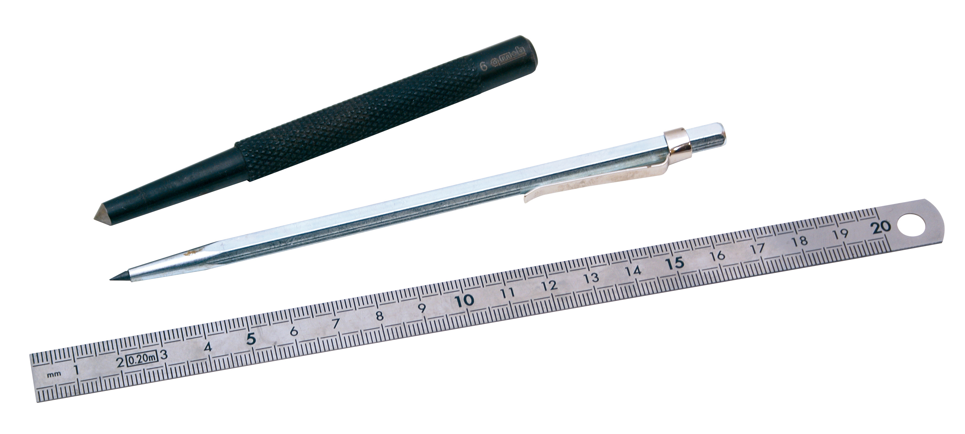 SET FÜR TECHNISCHE ZEICHNUNG - 3-TLG.- AUF BLISTER