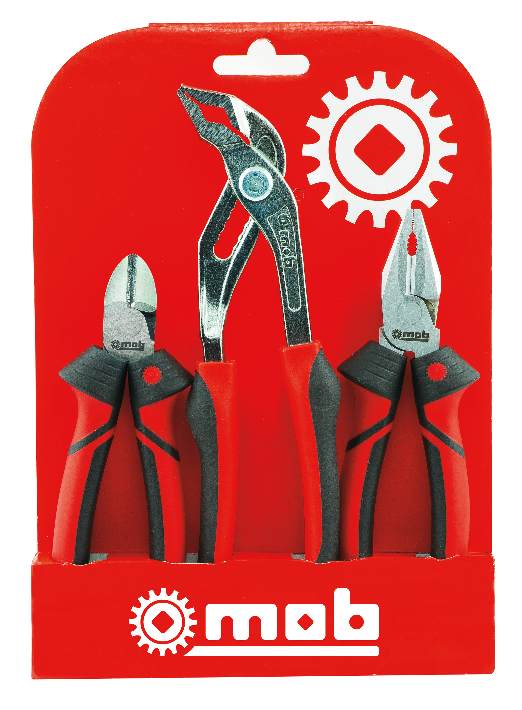 ZANGENSATZ 3-TEILIG, 2-KOMPONENTEN-GRIFF