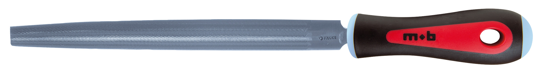 HALF-ROUND FILE BI-MATERIAL HANDLE