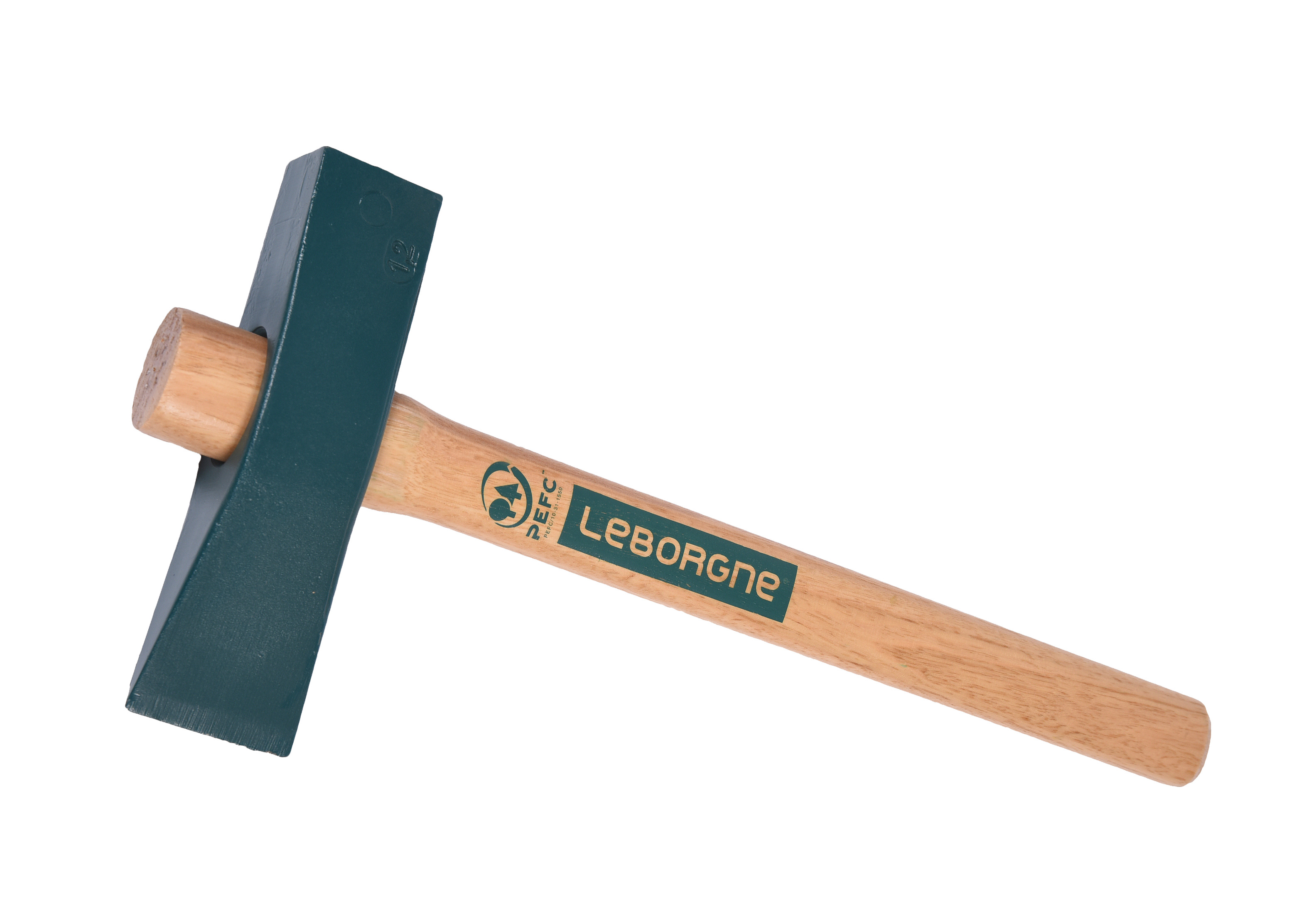 Maurerhammer (1,2 kg) Stiel aus 100% PEFC-zertifiziertem Holz (370 mm)