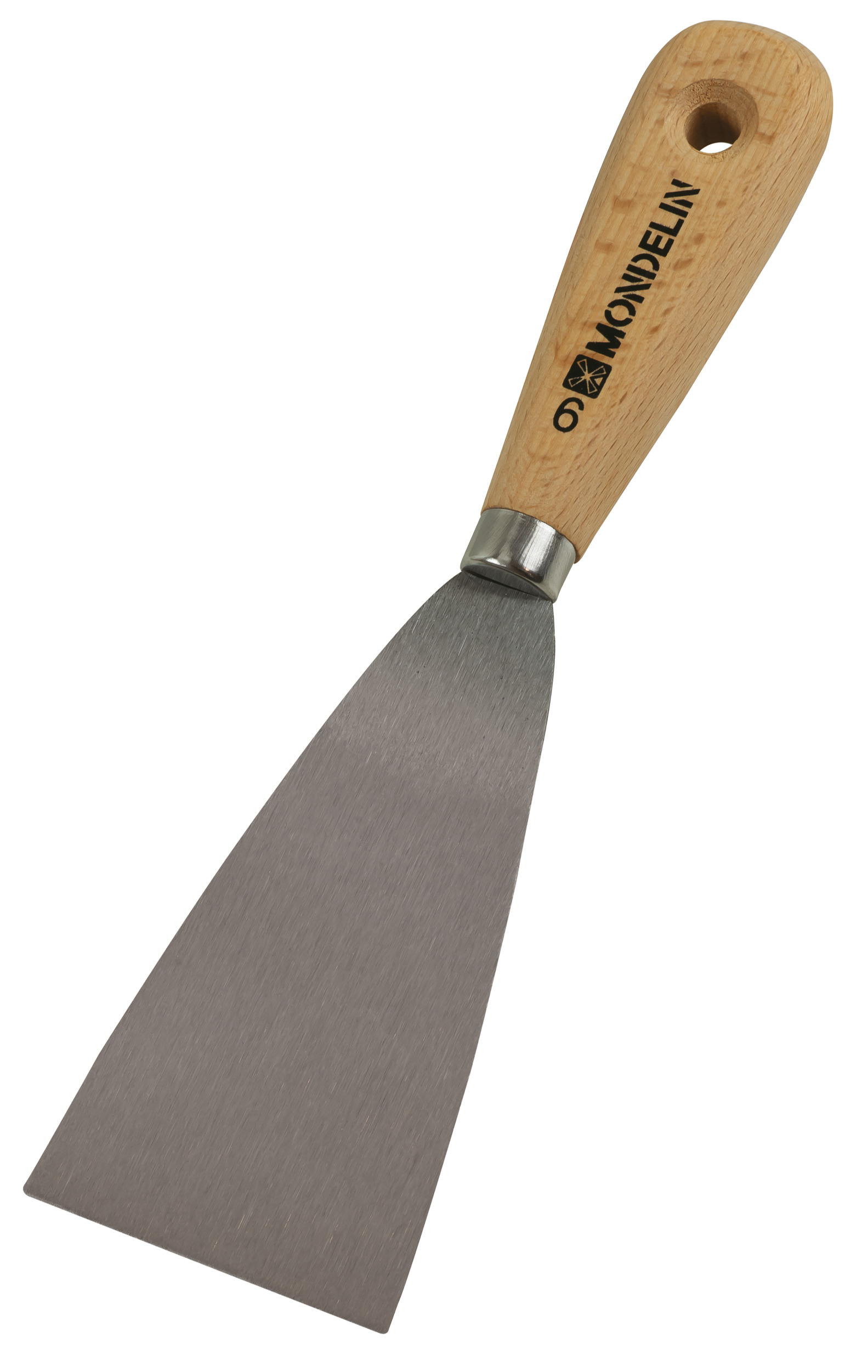 COUTEAU DE PEINTRE LAME ACIER  MANCHE BOIS