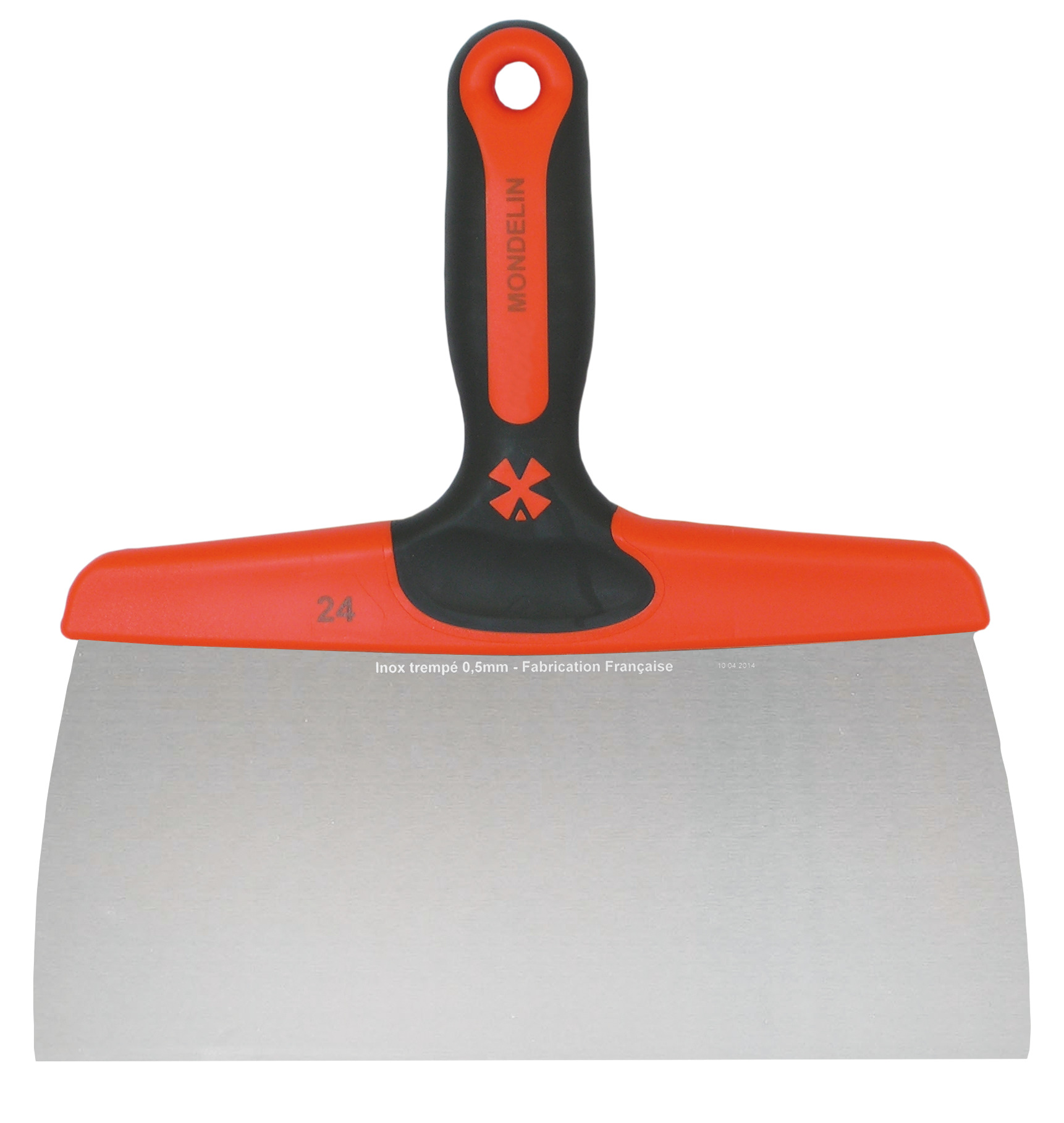 COATING KNIFE - STAINLES STEEL BLADE - BIMATERIAL HANDLE