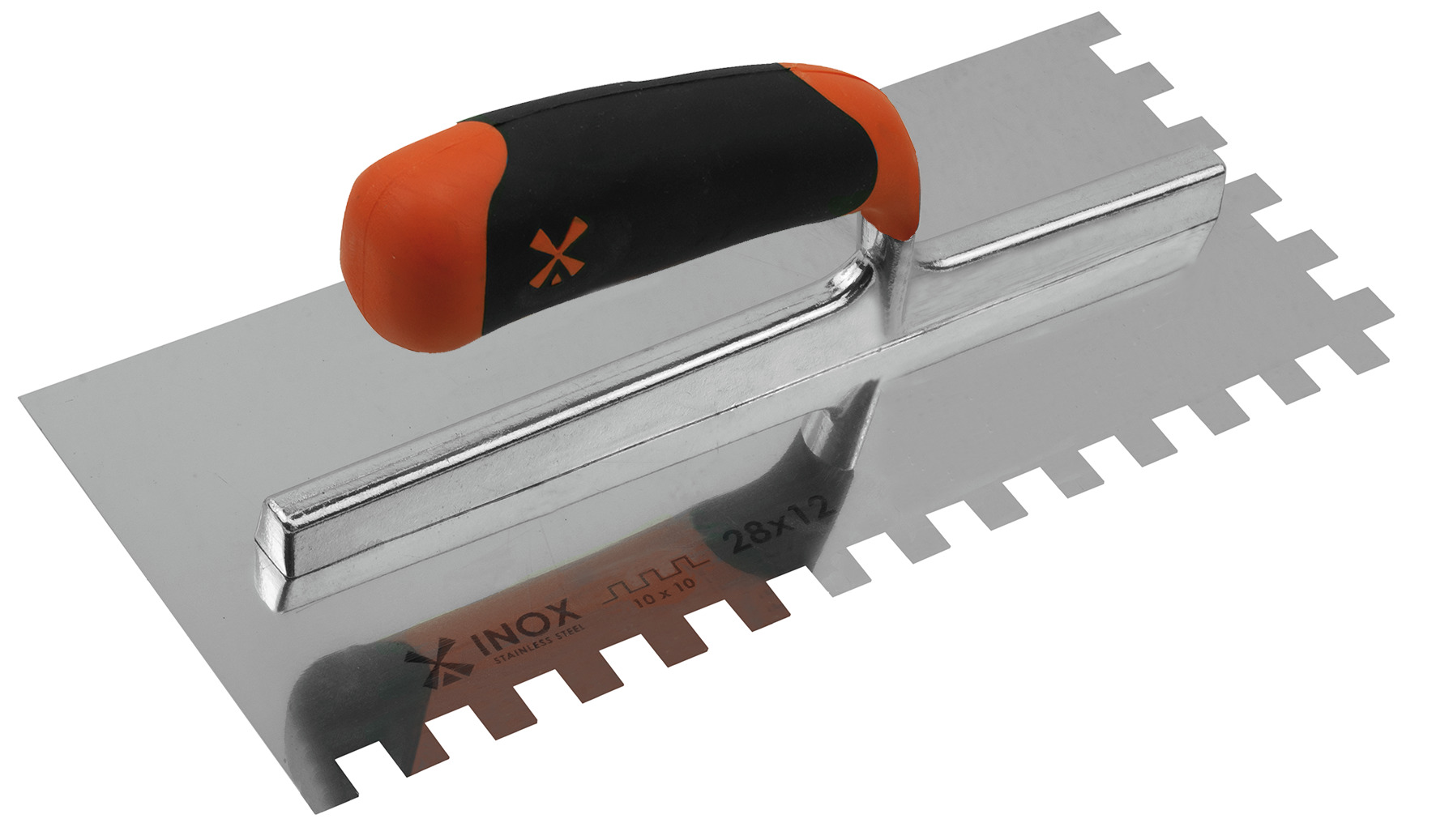 BI-MATERIAL GLUE SPREADER - SQUARE TEETH