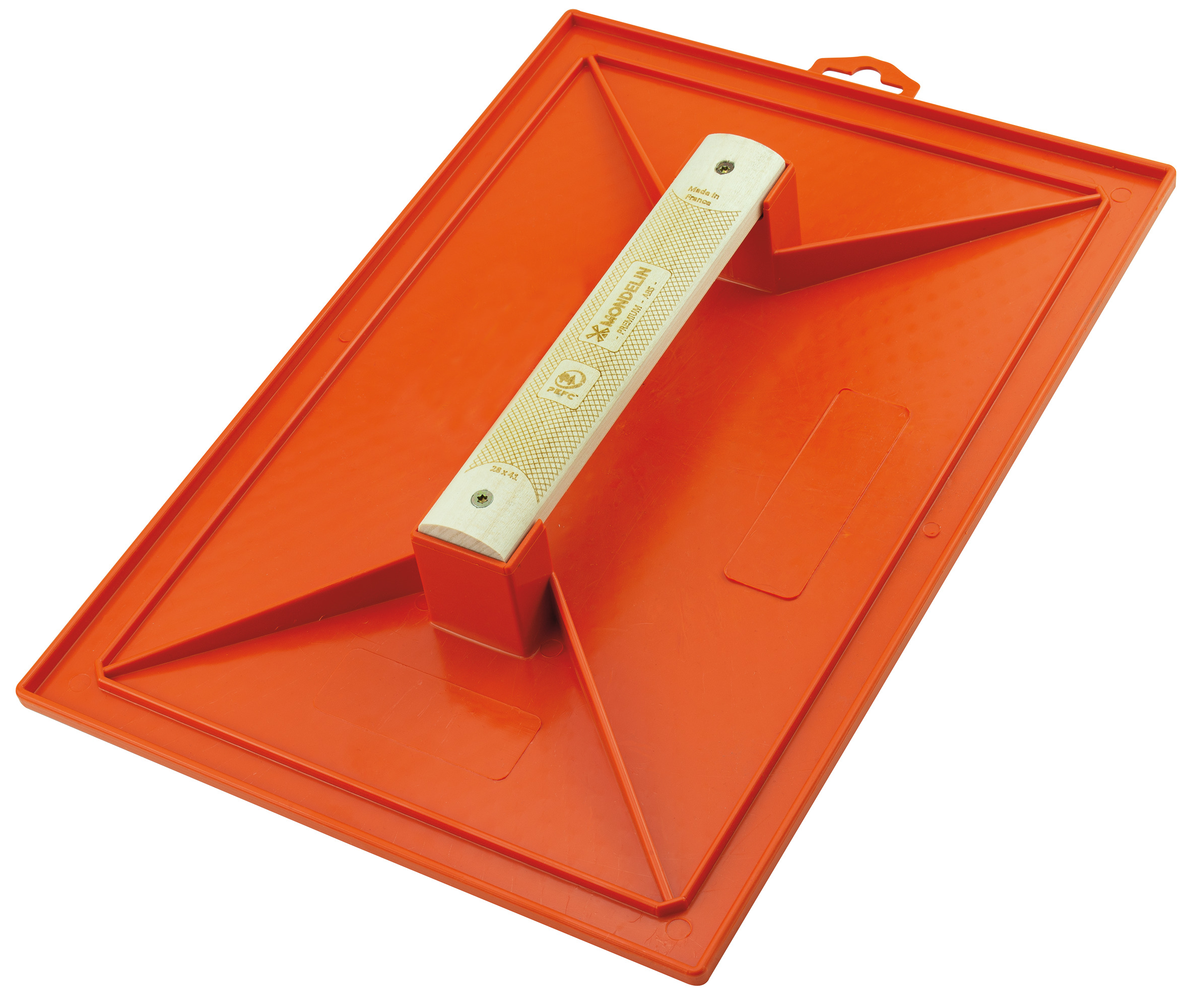 ORANGE KELLE AUS ABS-KUNSTSTOFF MIT HOLZGRIFF