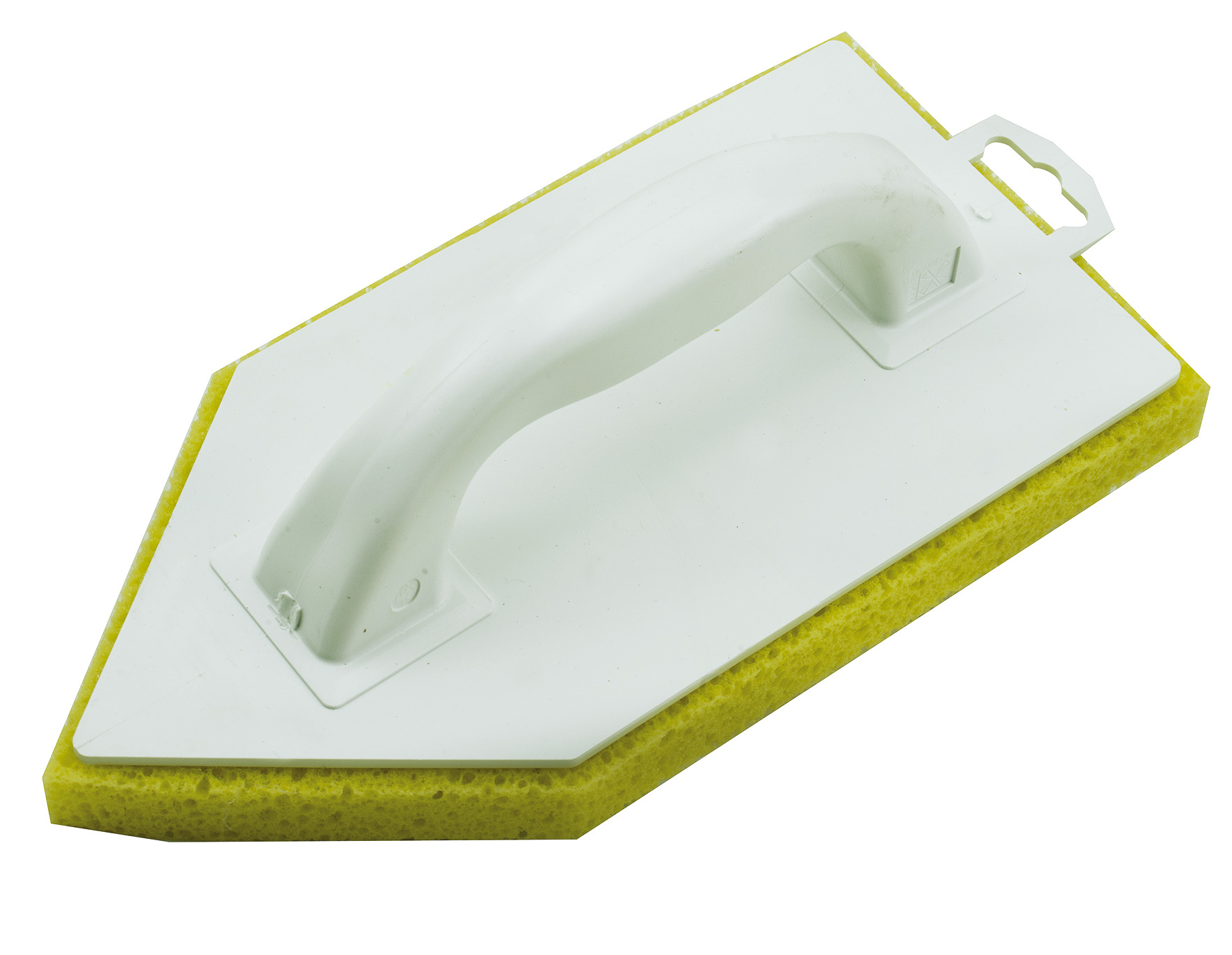 REIBBRETT MIT SCHWAM AUS KUNSTSTOFF 140 X 270 MM SPITZ