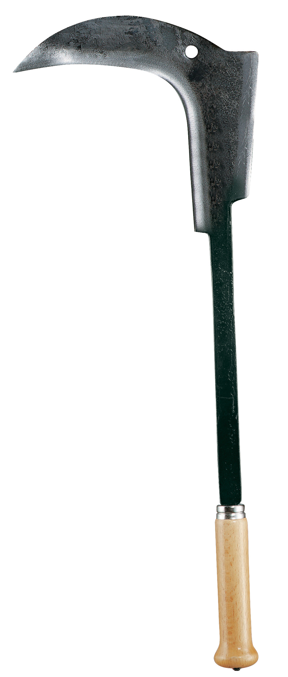 2 blades sickle 46 cm, wooden handle