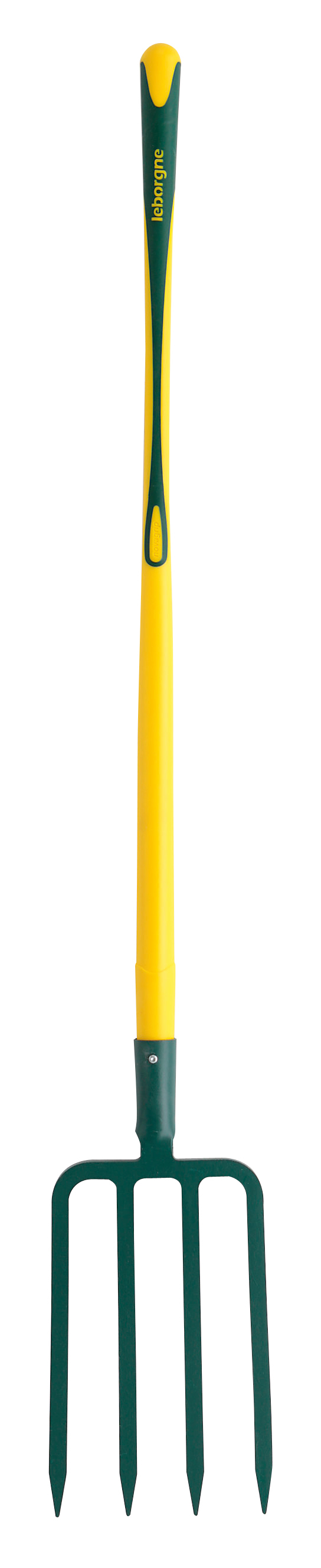 Professional digging fork 30 cm, with socket, novagrip 100 cm knob handle