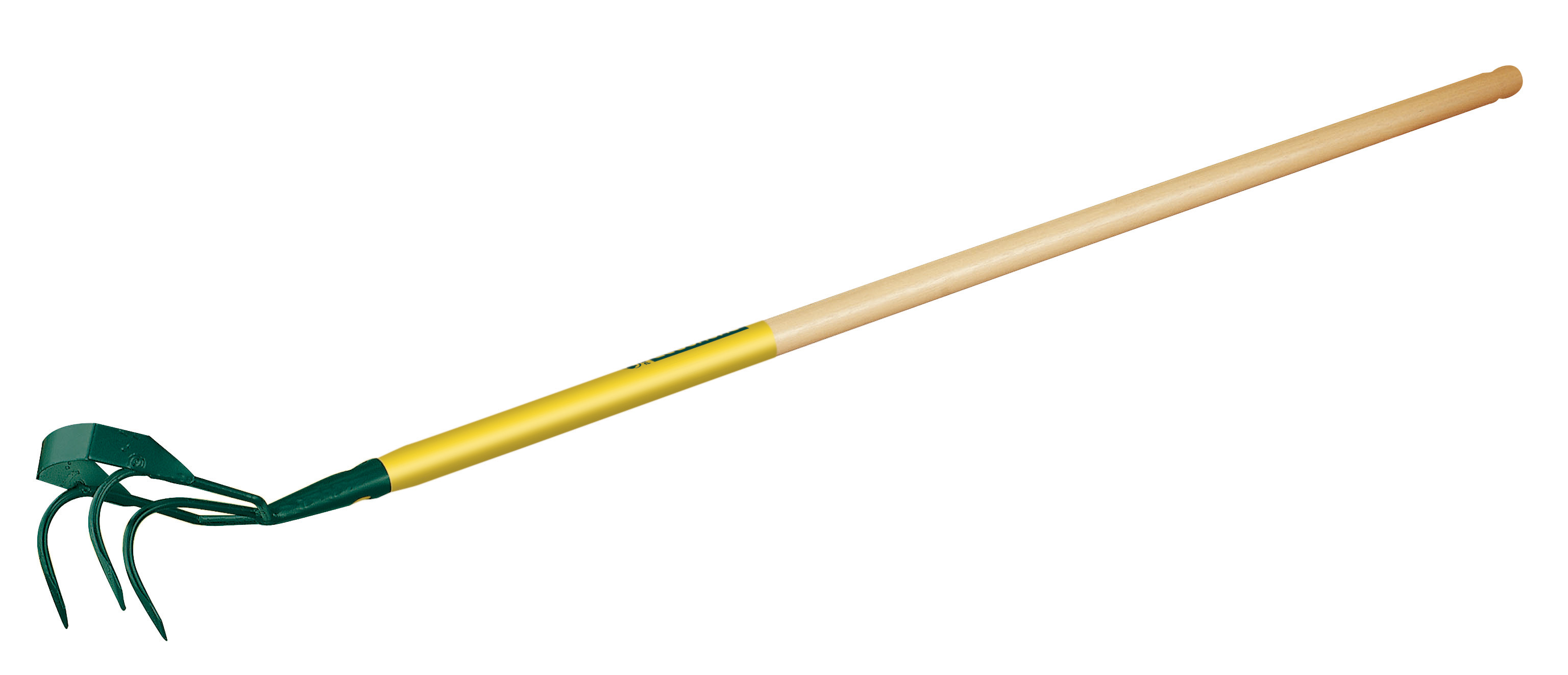 GRABKLAUE 3 ZINKEN SPATENFÖRMIG + SCHABER 