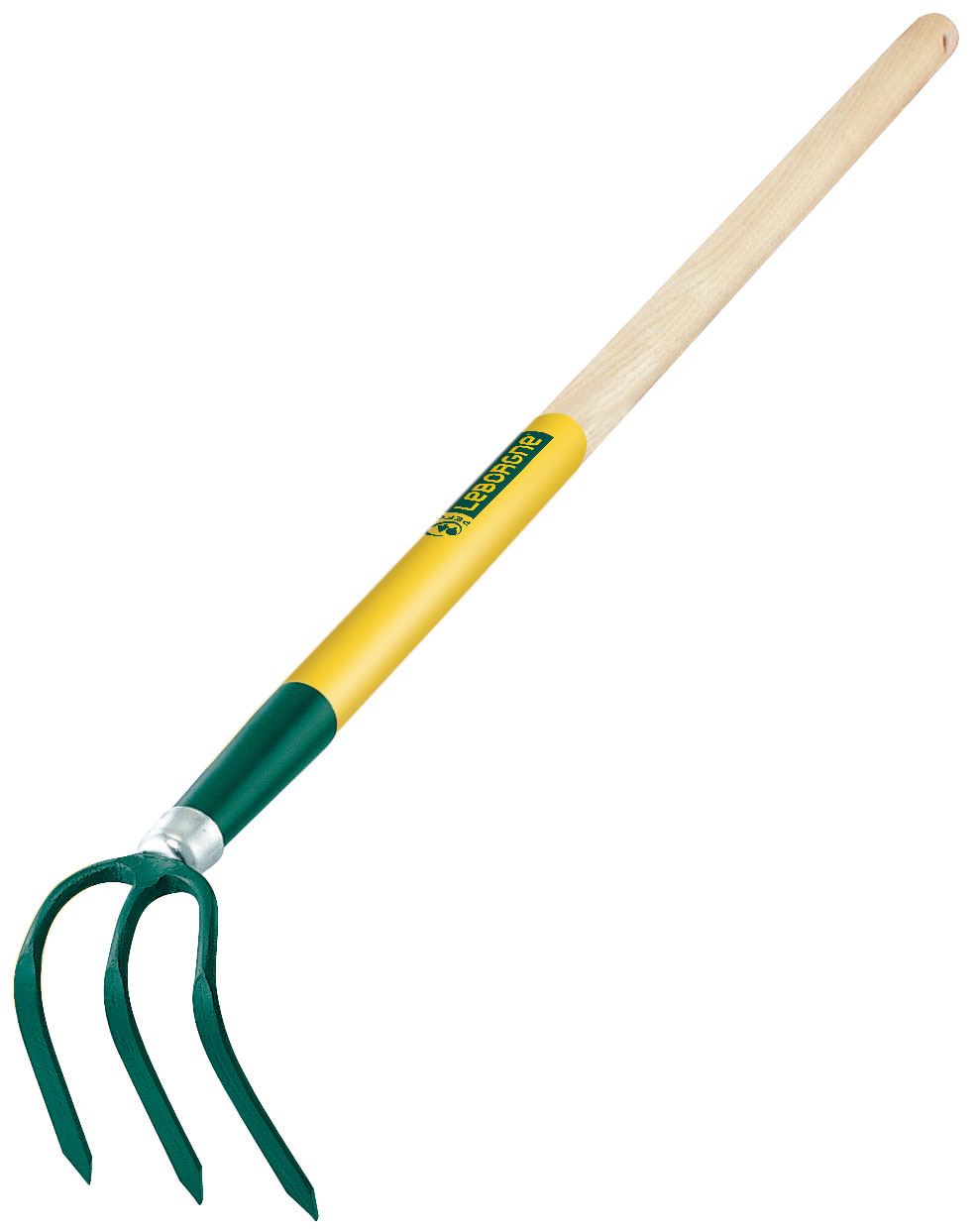 Compact rose bush cultivator with tang, 100% PEFC certified wooden 90 cm handle