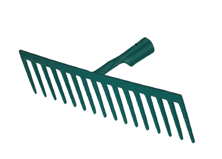 Rake 14 straight tines without handle