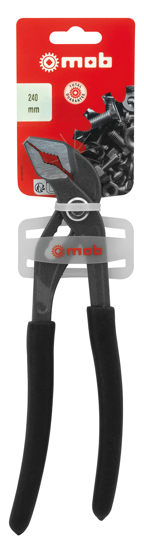 WASSERPUMPENZANGE, SCHLANKE FORM, AUF BLISTER