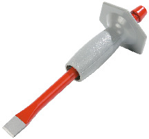 MAURERMEISSEL AUS LEGIERTEM STAHL, MIT GRIFF