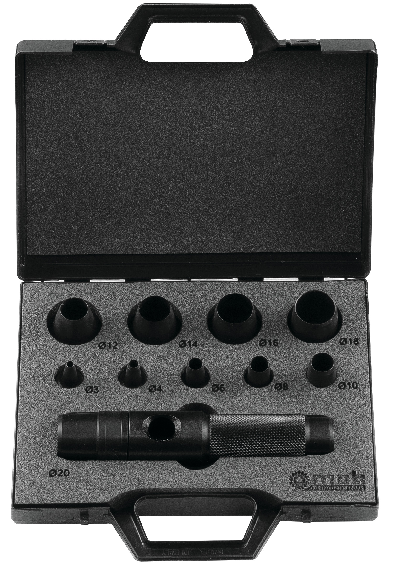 GASKET CUTTERS SET Ø 3 TO 20 MM (EVEN Ø)