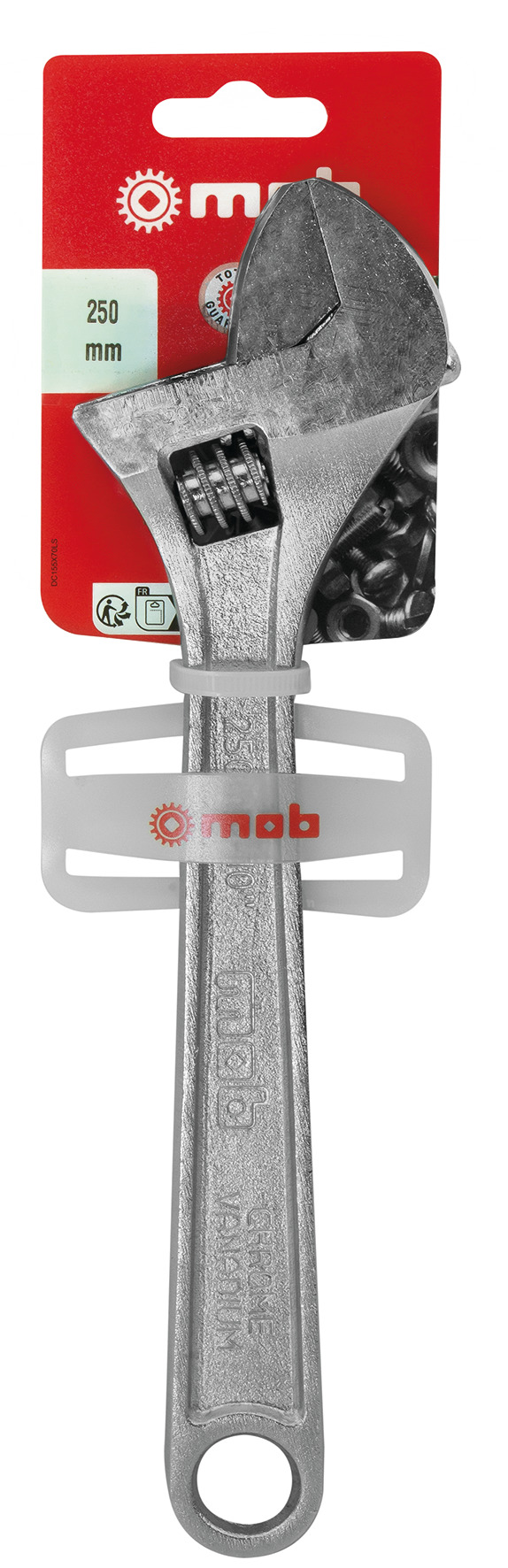 ROLLGABELSCHLÜSSEL, VERCHROMT, AUF BLISTER