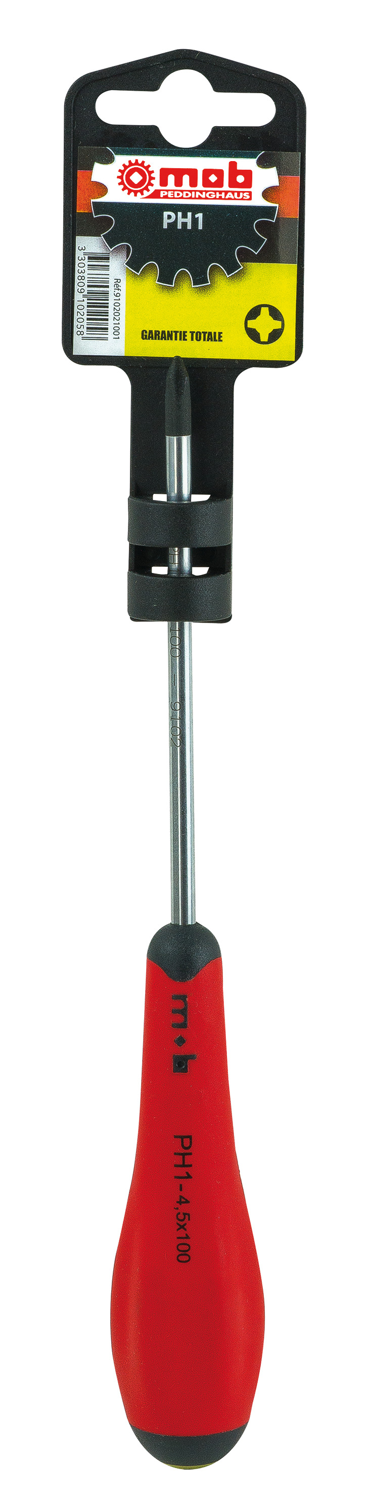 SCHRAUBENDREHER FÜR PHILLIPS-SCHRAUBEN, AUF BLISTER