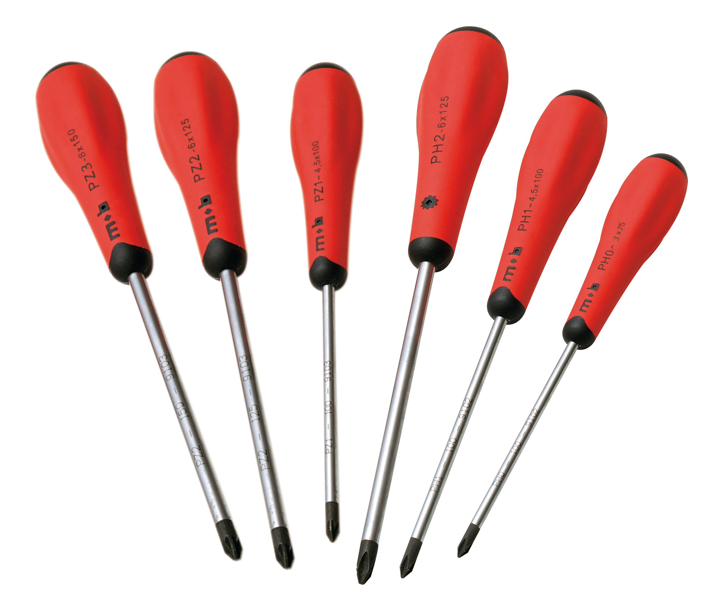 SCHRAUBENDREHERSATZ, 6-TEILIG - PHILLIPS UND POZIDRIV