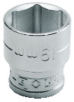 STECKSCHLÜSSEL-EINSATZ 6-KANT, 3/8''