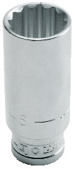 STECKSCHLÜSSEL-EINSATZ 12-KANT, 3/8''