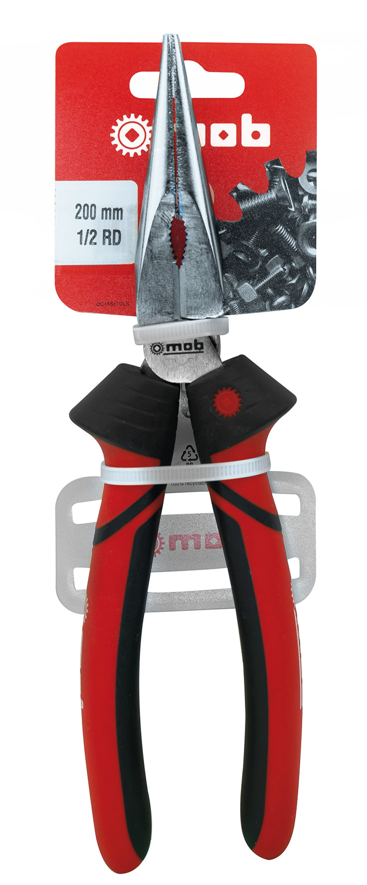 FLACHRUNDZANGE, AUF BLISTER