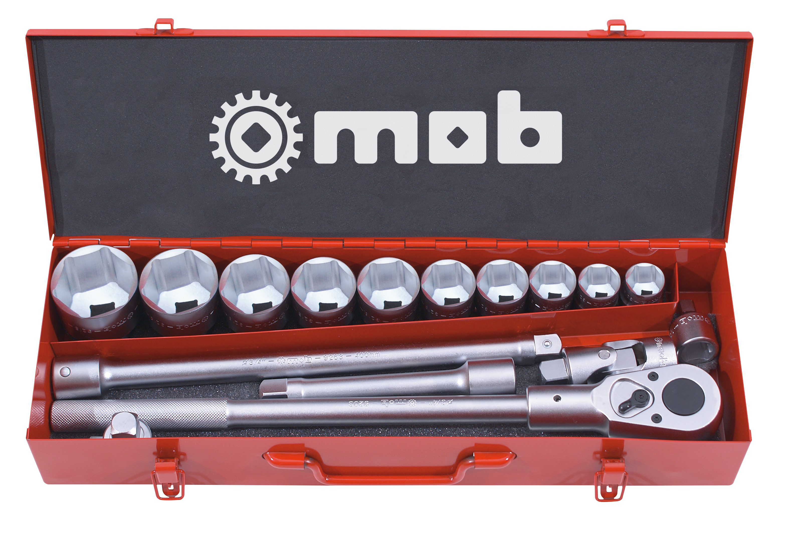 STECKSCHLÜSSELSATZ - 16-TEILIG, 3/4'', 12-Kant