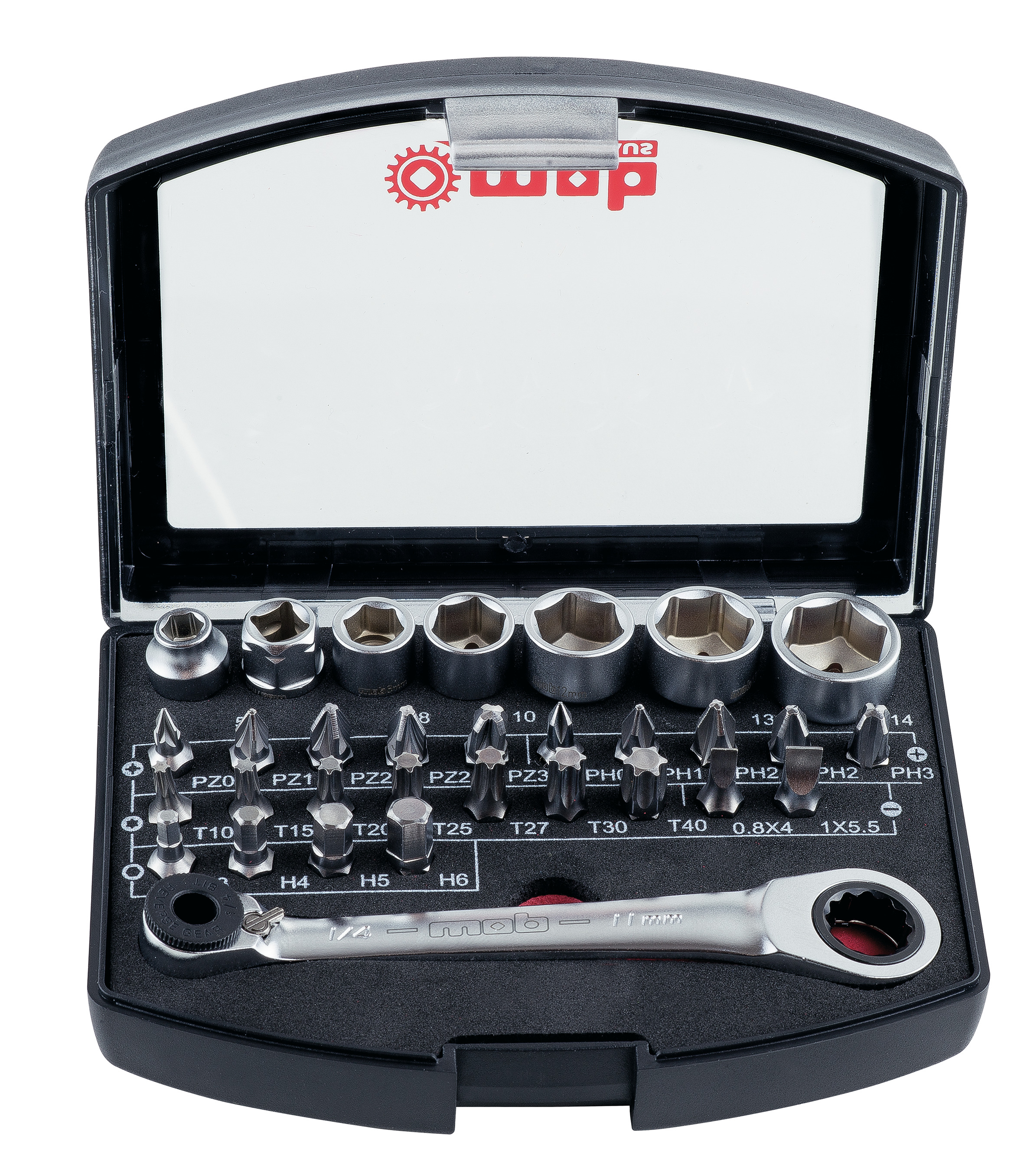 XS BOX - STECKSCHLÜSSELSATZ 1/4''-  31-TEILIG