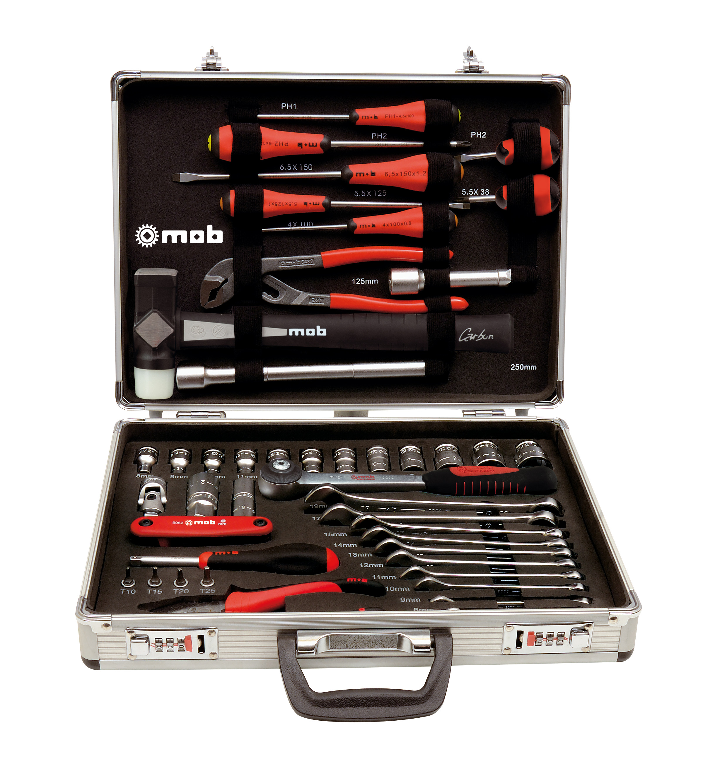 ALUMINIUMKOFFER, 51-TEILIG