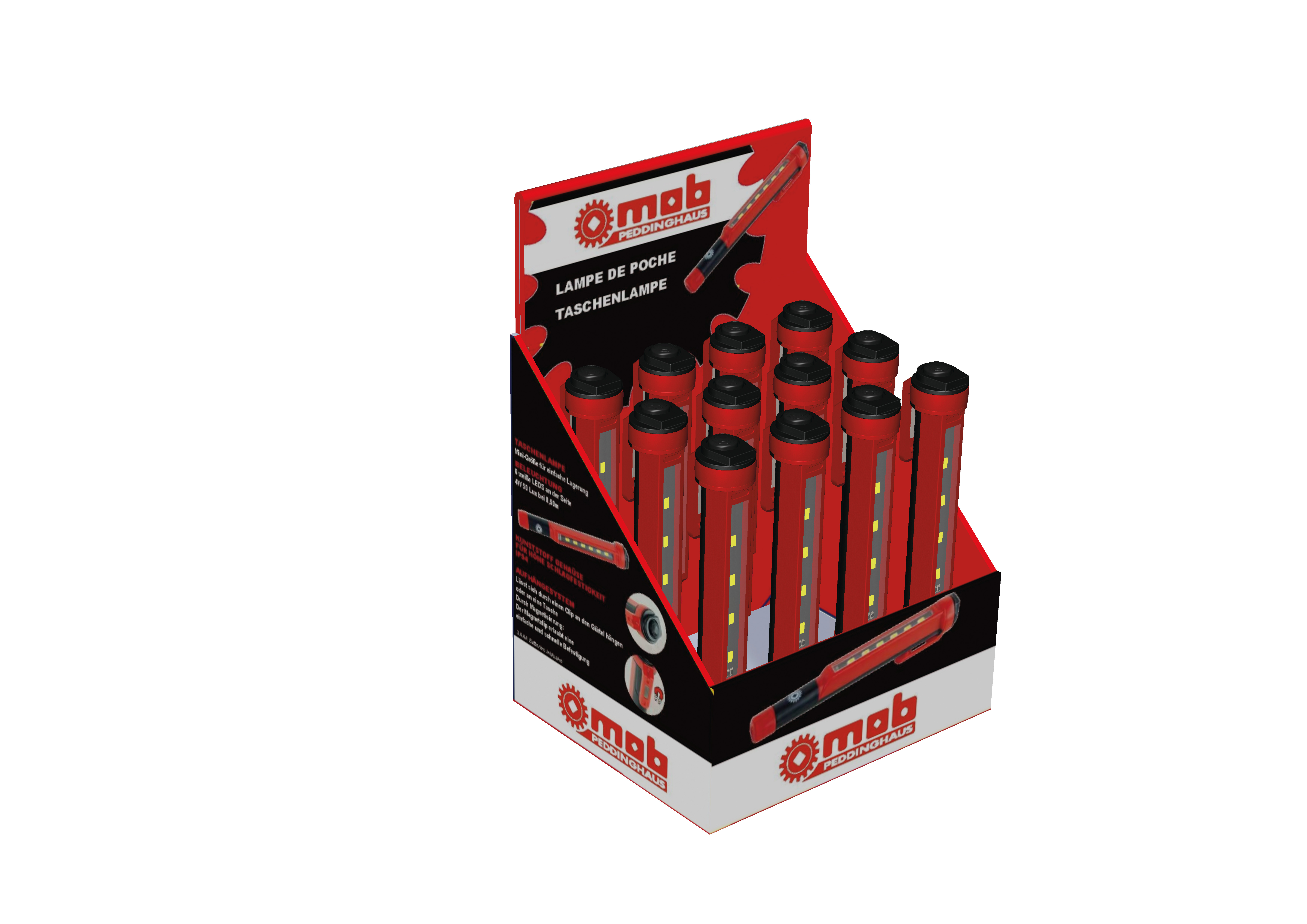 INSPEKTIONSLAMPE 'POCKET' MIT LED BAND - IM 12ER DISPLAY