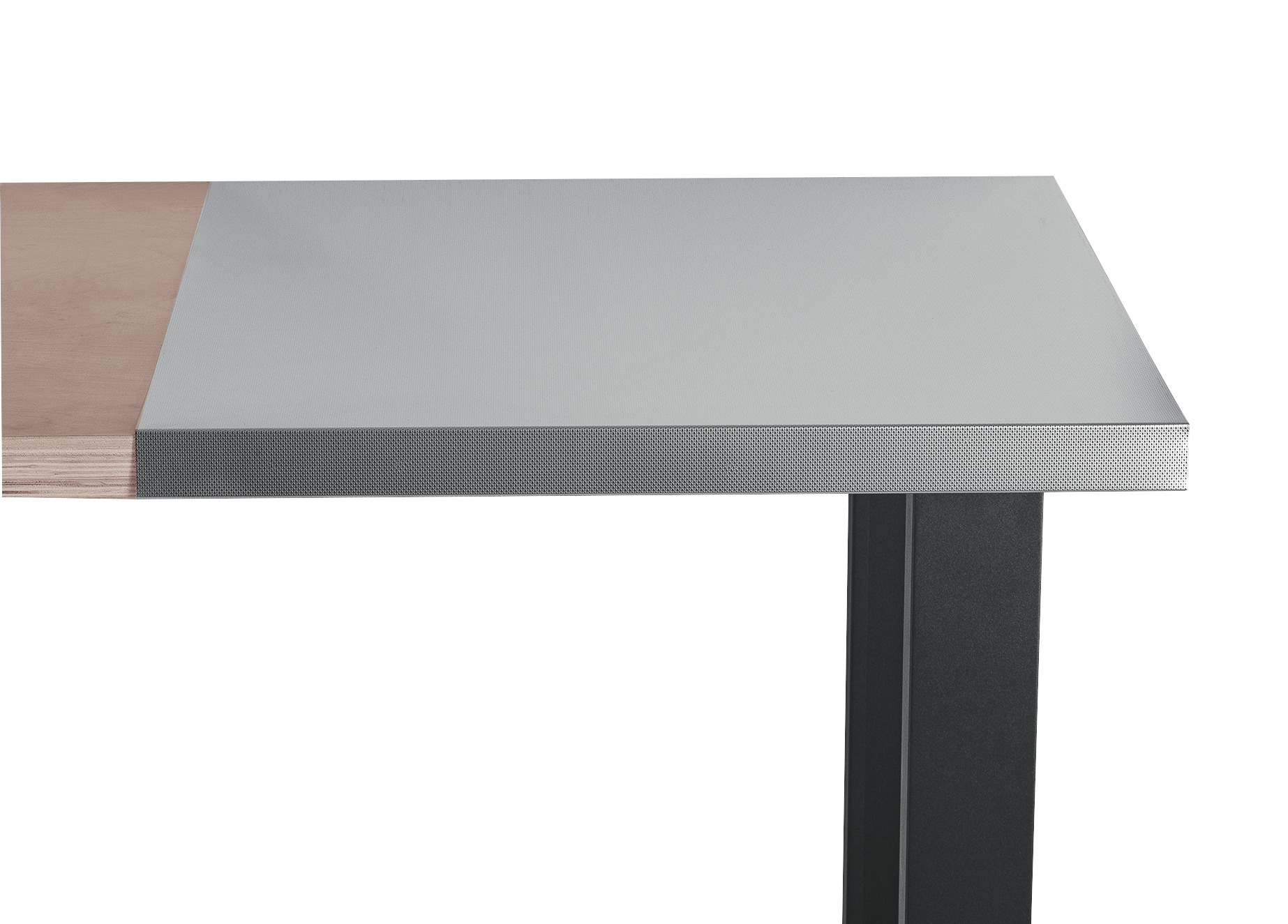 EDELSTAHLPLATTE FÜR WERKBANK