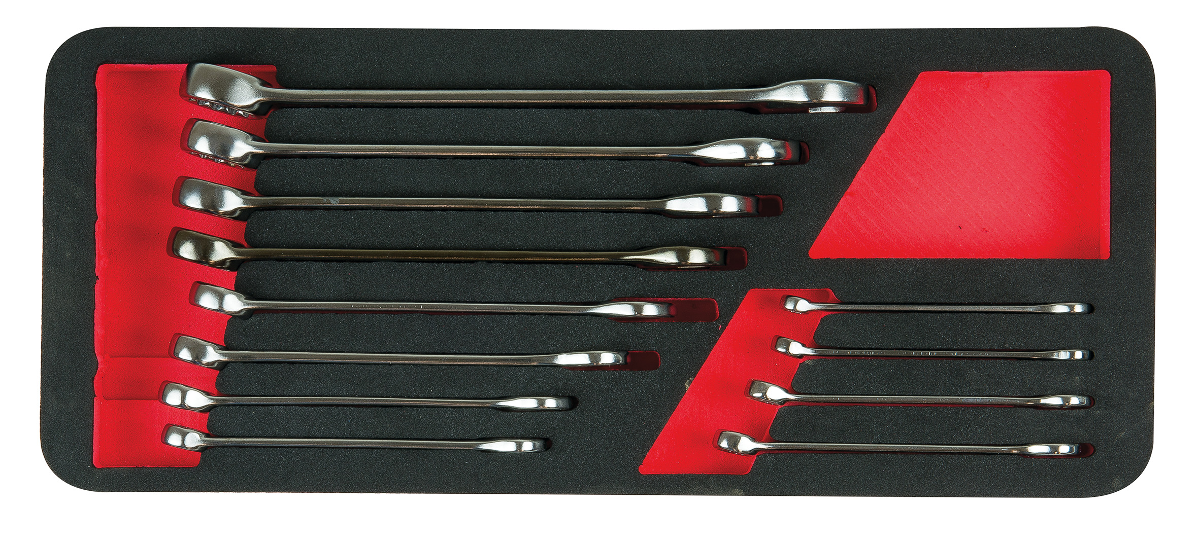 SCHAUMSTOFFMODUL MIT 12 RINGMAULSCHLÜSSELN