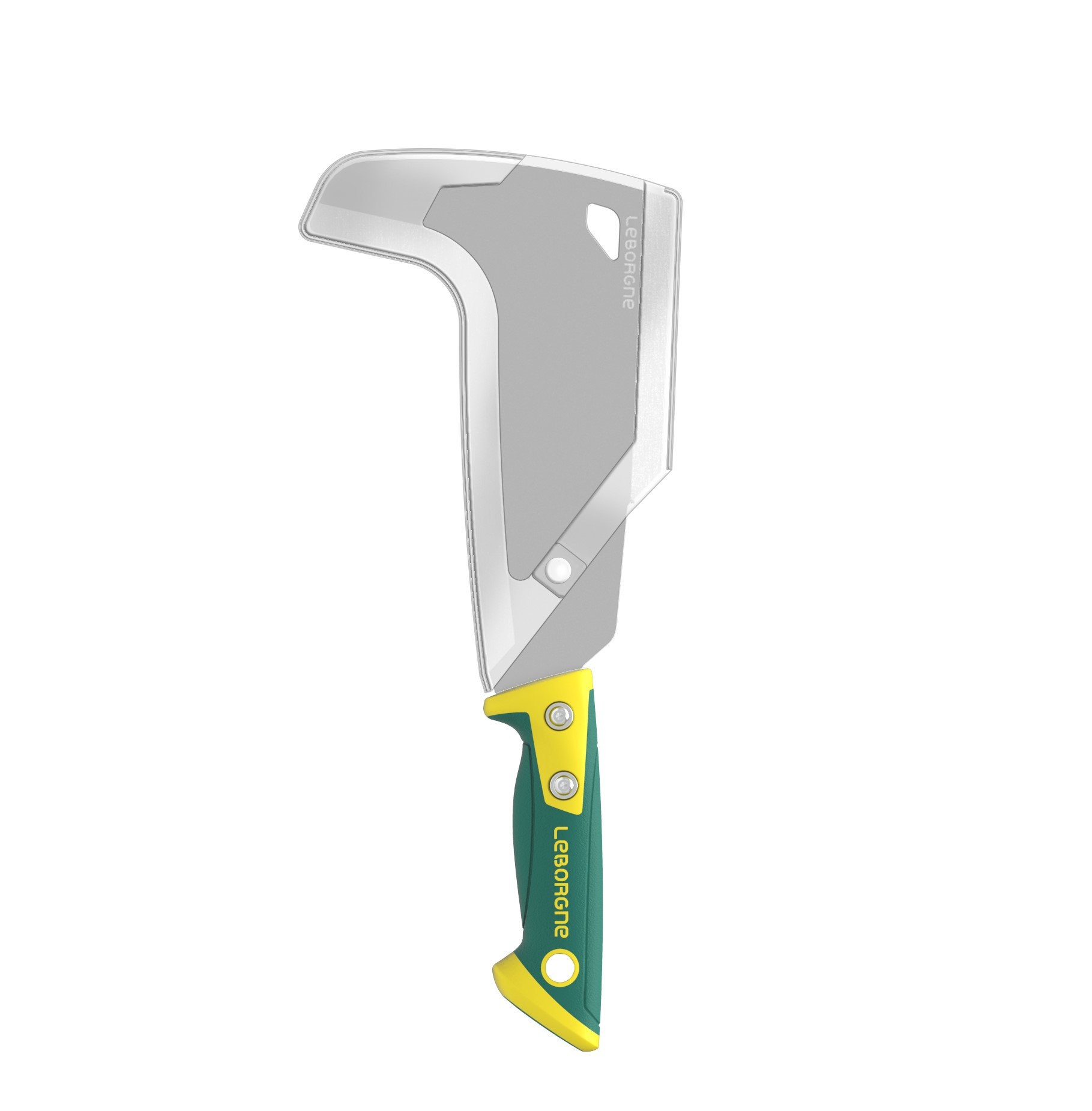 Duopro brush hook 2 blades 22 cm, bi-material handle